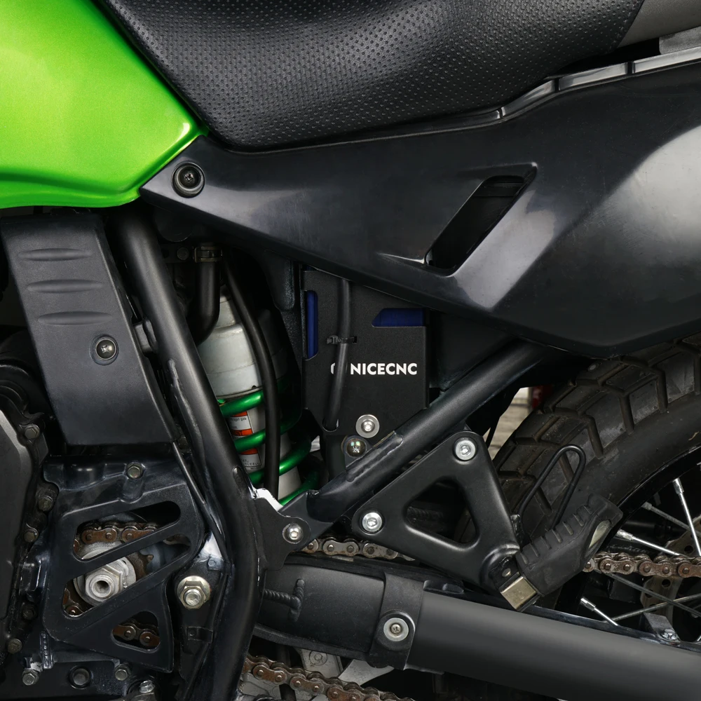 CNC Aluminium Motorrad Batterie Abdeckung Für Kawasaki KLR 650 KLR650 2008-2018 2009 2010 2011 2012 2013 2014 2015 2016 2017