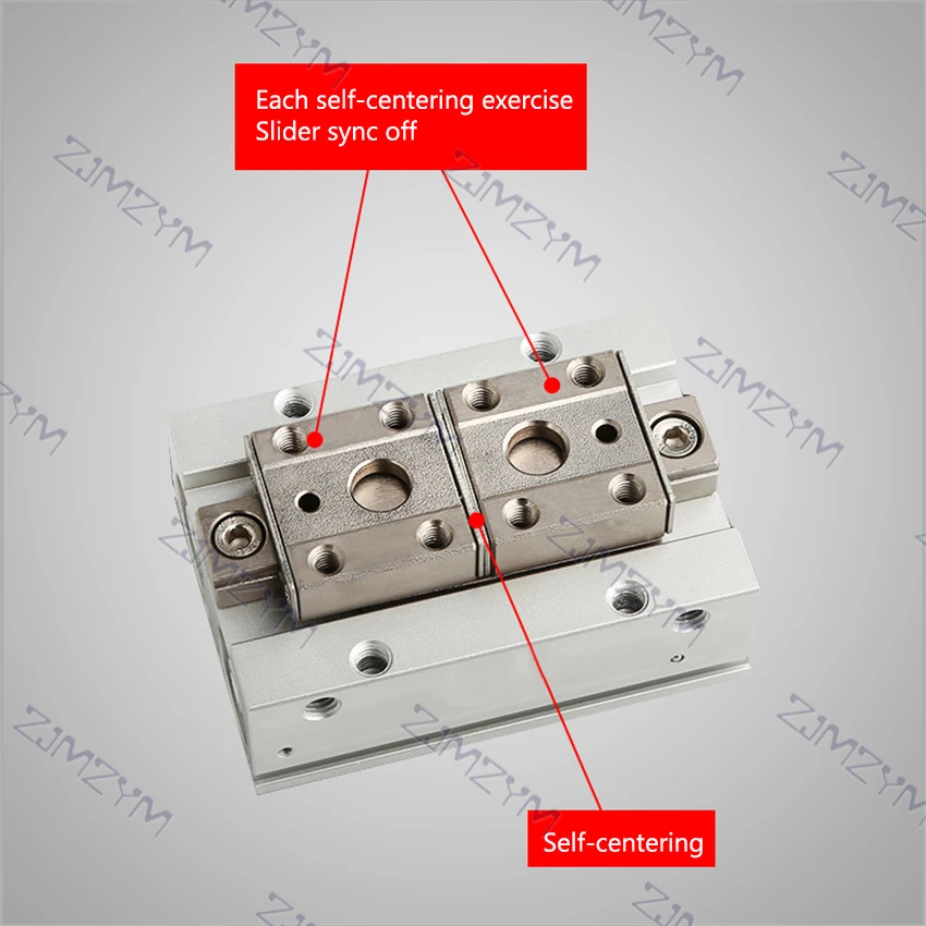 MHF2-8D/8D1/8D2/12D/12D1/12D2 Pneumatic Finger Cylinder Thin Air Claw Parallel Guide Slide Pneumatic Gripperr Air Gripper 8/12mm