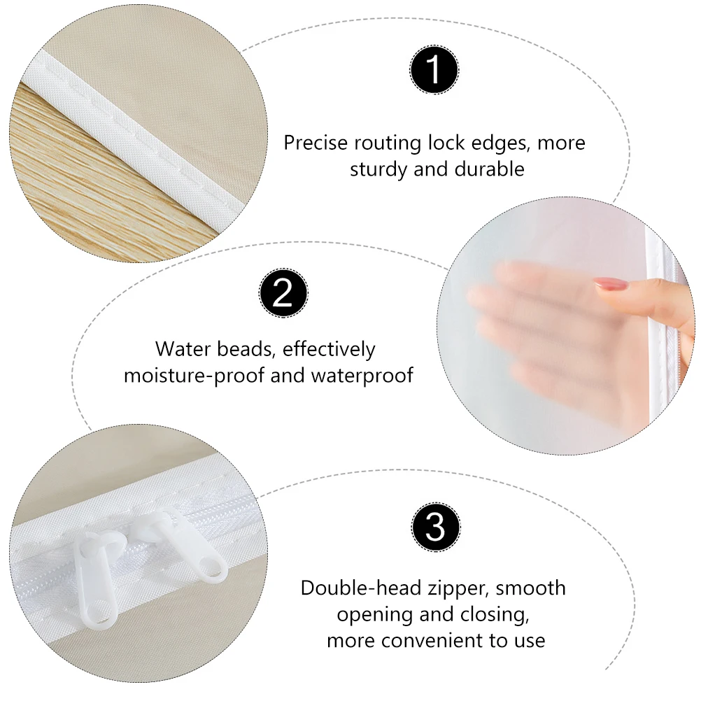 

Premium Reusable Clothes Dustproof Cover Garment Storage Bag With Zipper For Coats Suits Dust Proof Protection
