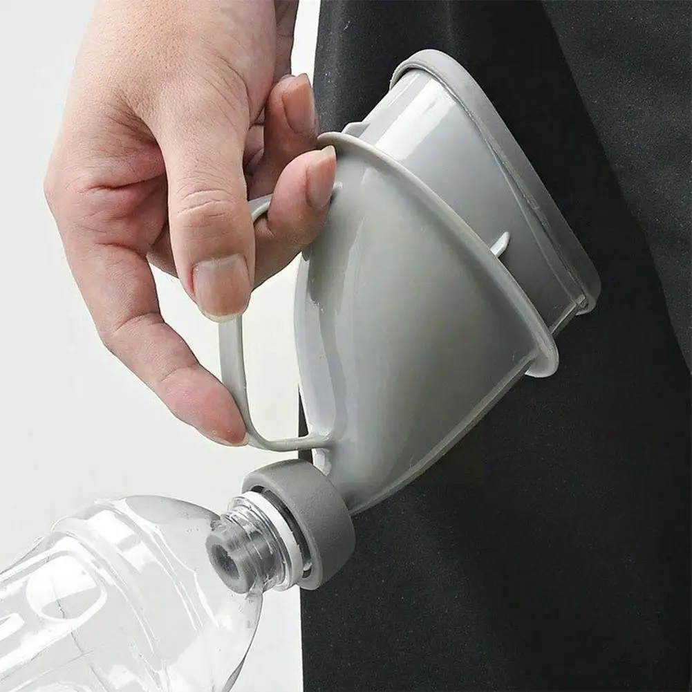 Outdoor Car Travel Portable Adult Urinal Unisex Potty Pee Standing Portable Funnel Peeing Urinal Man Woman Toilet W0T4