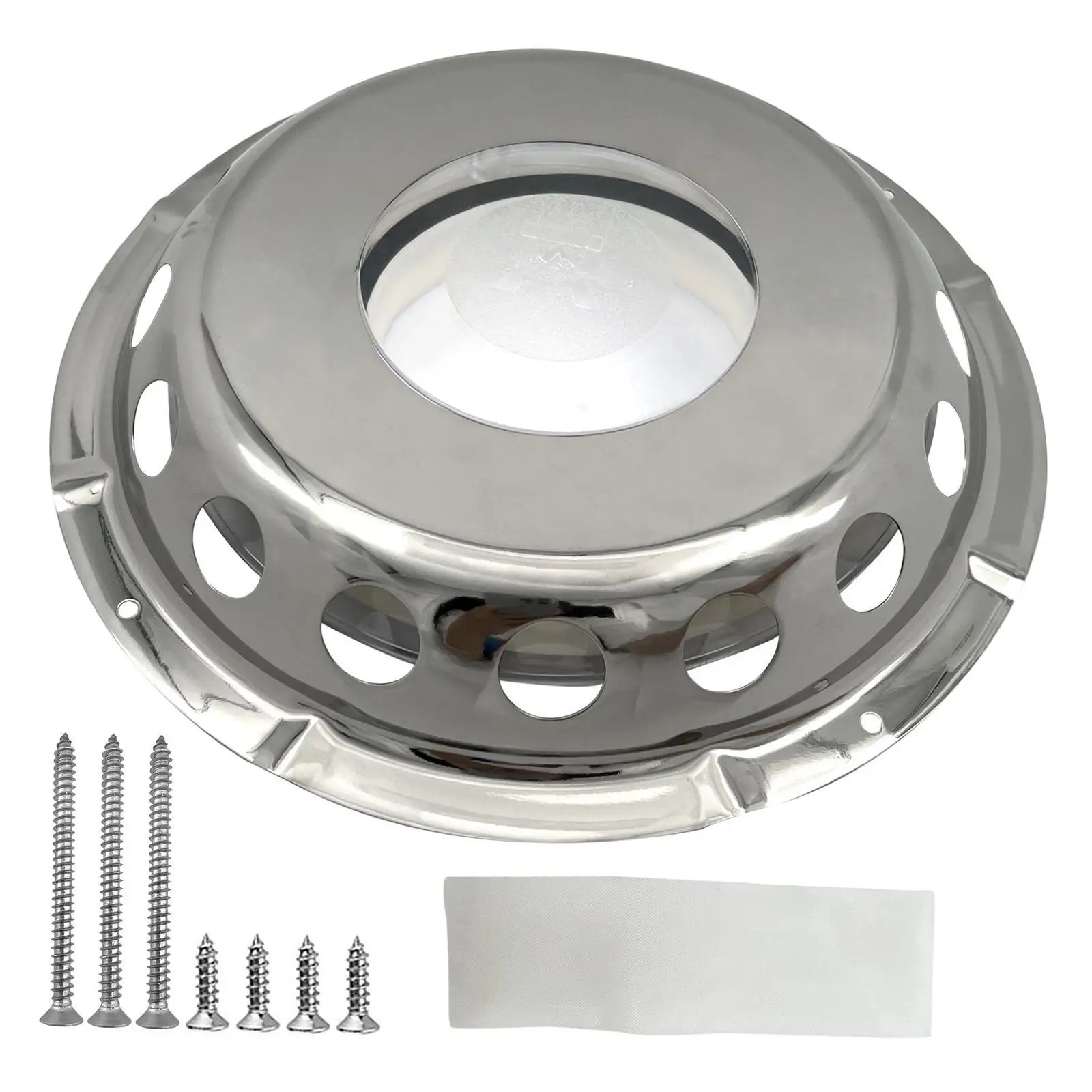 Marine Boat Vent Ventilation Silver Accessories for Ships Kayaks Yachts