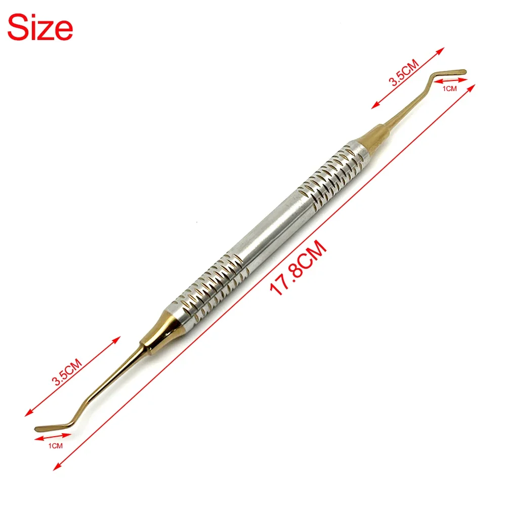 

17.8Cm Dental Composite Resin Filling Spatulas Double-Head Stainless Steel Handle Restoration Dentist Instrument Tools