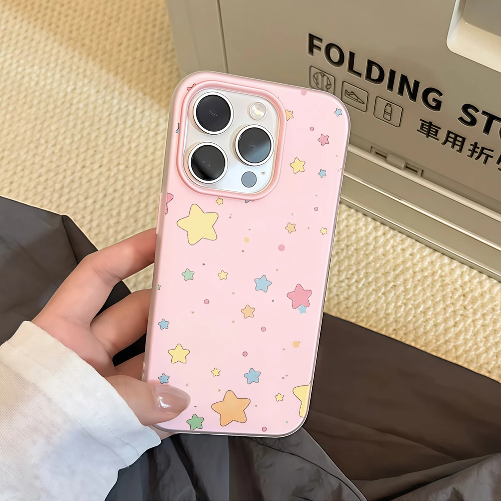 Chunky Pastel Star Dots Jelly Soft Phone Case For Xiaomi Redmi Note 14 Pro 13 12 11 Pro 5G 15C 14C 13 12 10 Pro Daisies Cover view 4