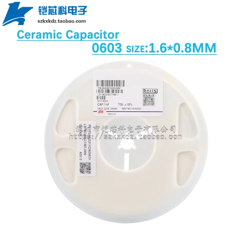 

100Pcs New 0603 1608 SMD MLCC Ceramic Capacitor X5R X7R X6S 475K 4.7uF 6.3V 10V 16V 25V 35V 10%