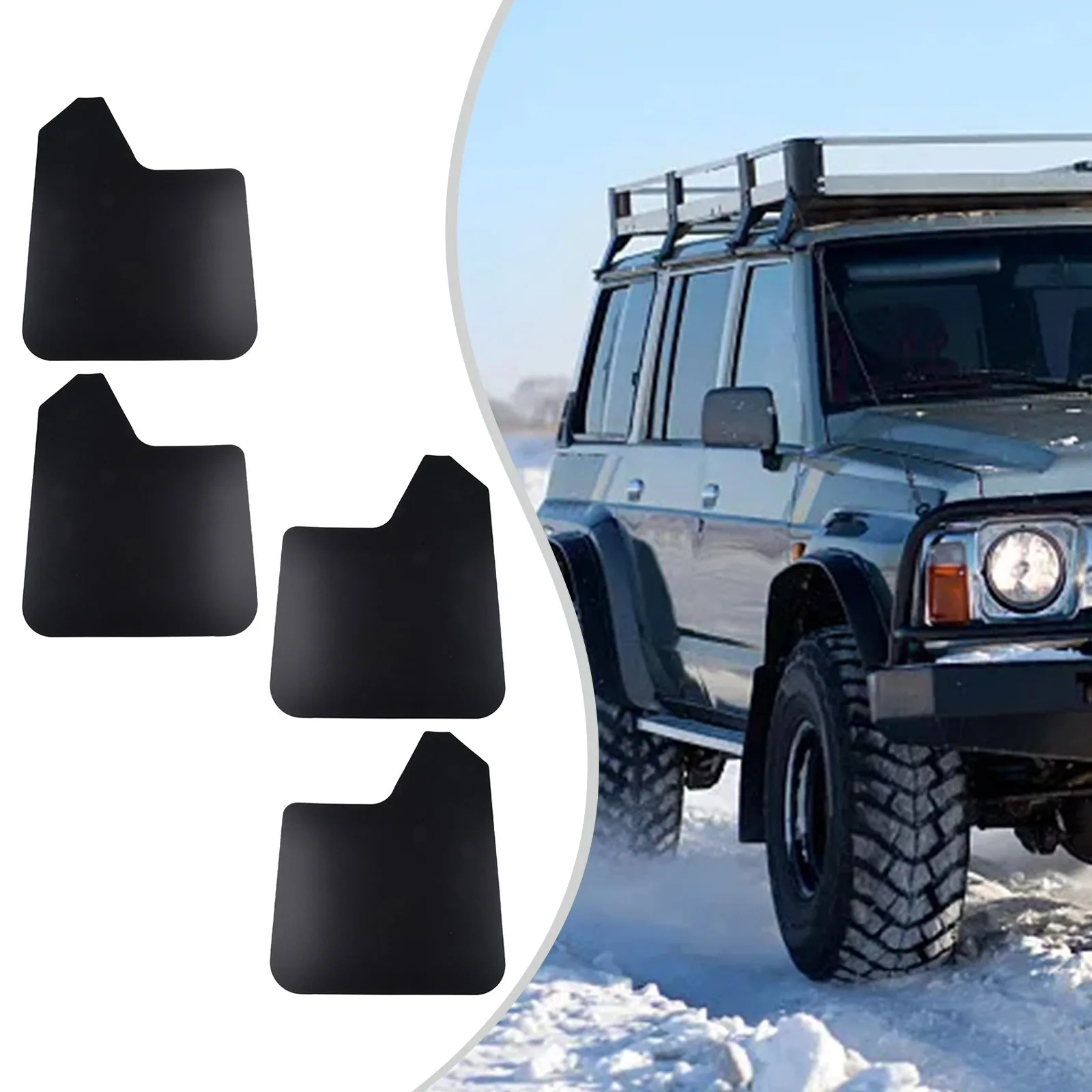 4pcs Mud Flaps Mudflaps Splash Guards Flares Front Rear For Car SUV Truck Automobiles Parts Accessories Mudguards