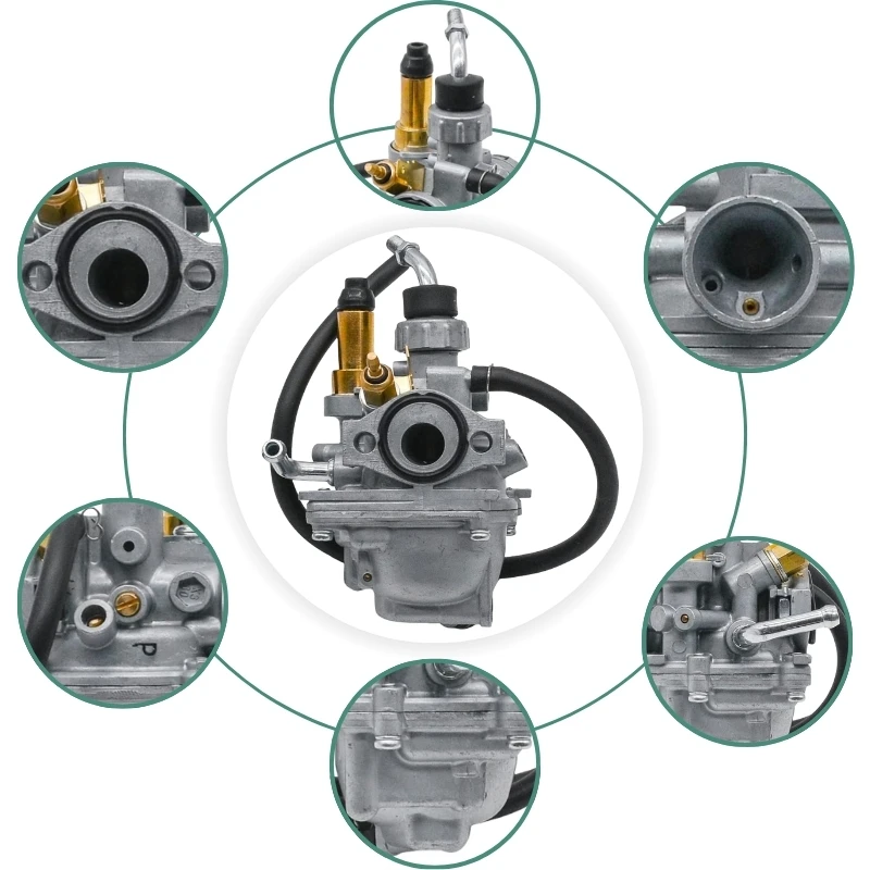 12 مللي متر TTR50 دراجة نارية المكربن لياماها TTR50 TT-R50E 2006-2011 50cc Minibike دراجة ترابية صغيرة محرك Carb #2