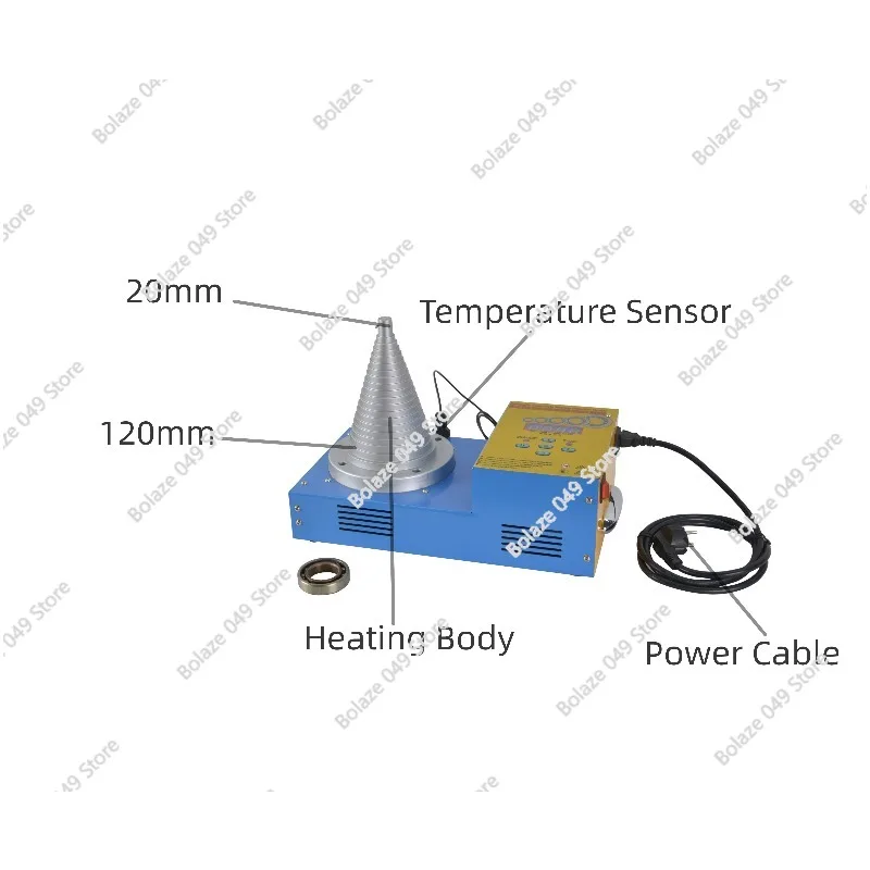 220V 1000W Electromagnetic Bearing Induction Heater Cone Bearing Heater Machine