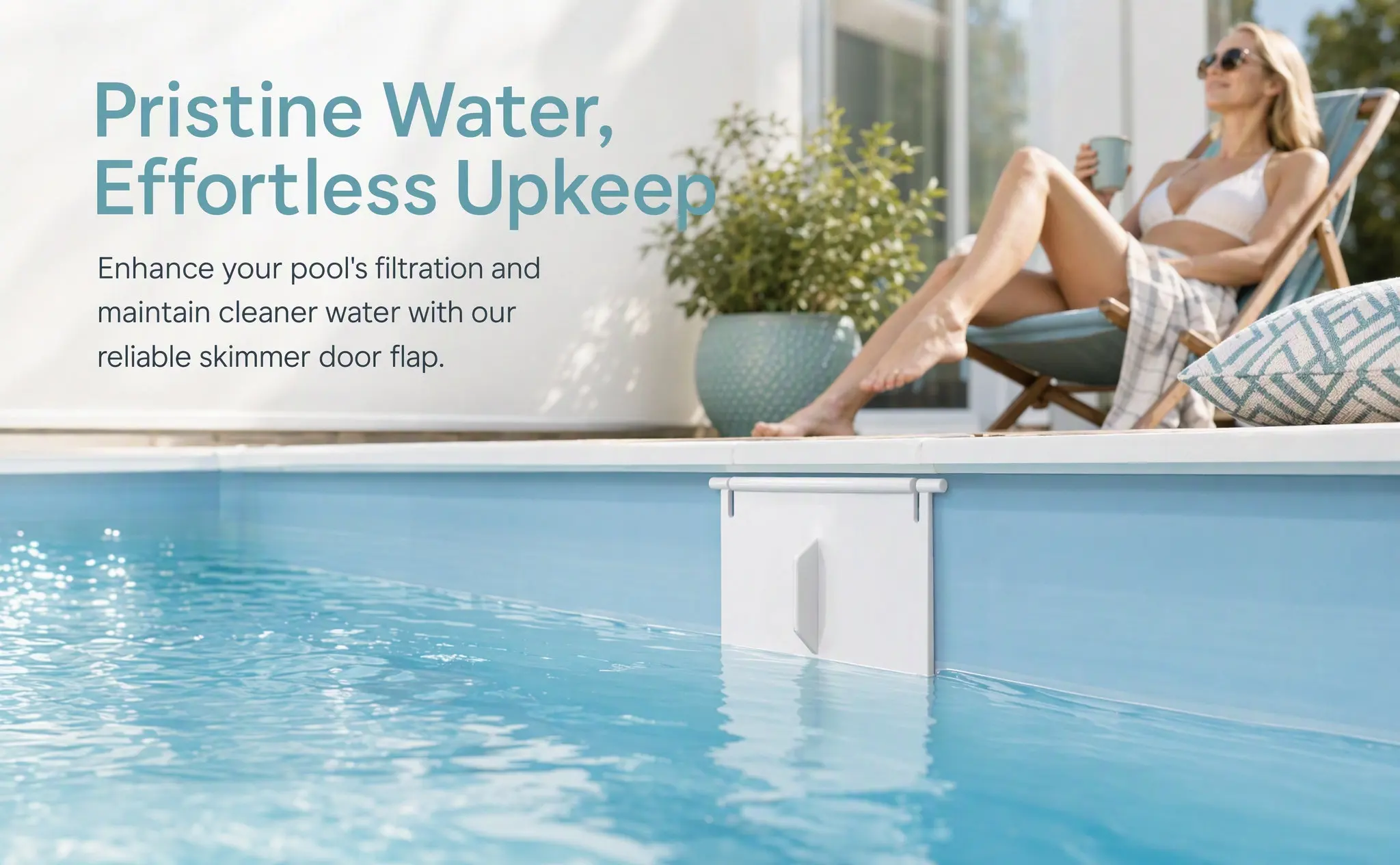 Pool Skimmer Attachment Door Flap Replacement Universal Filter Flapper above Ground Durable