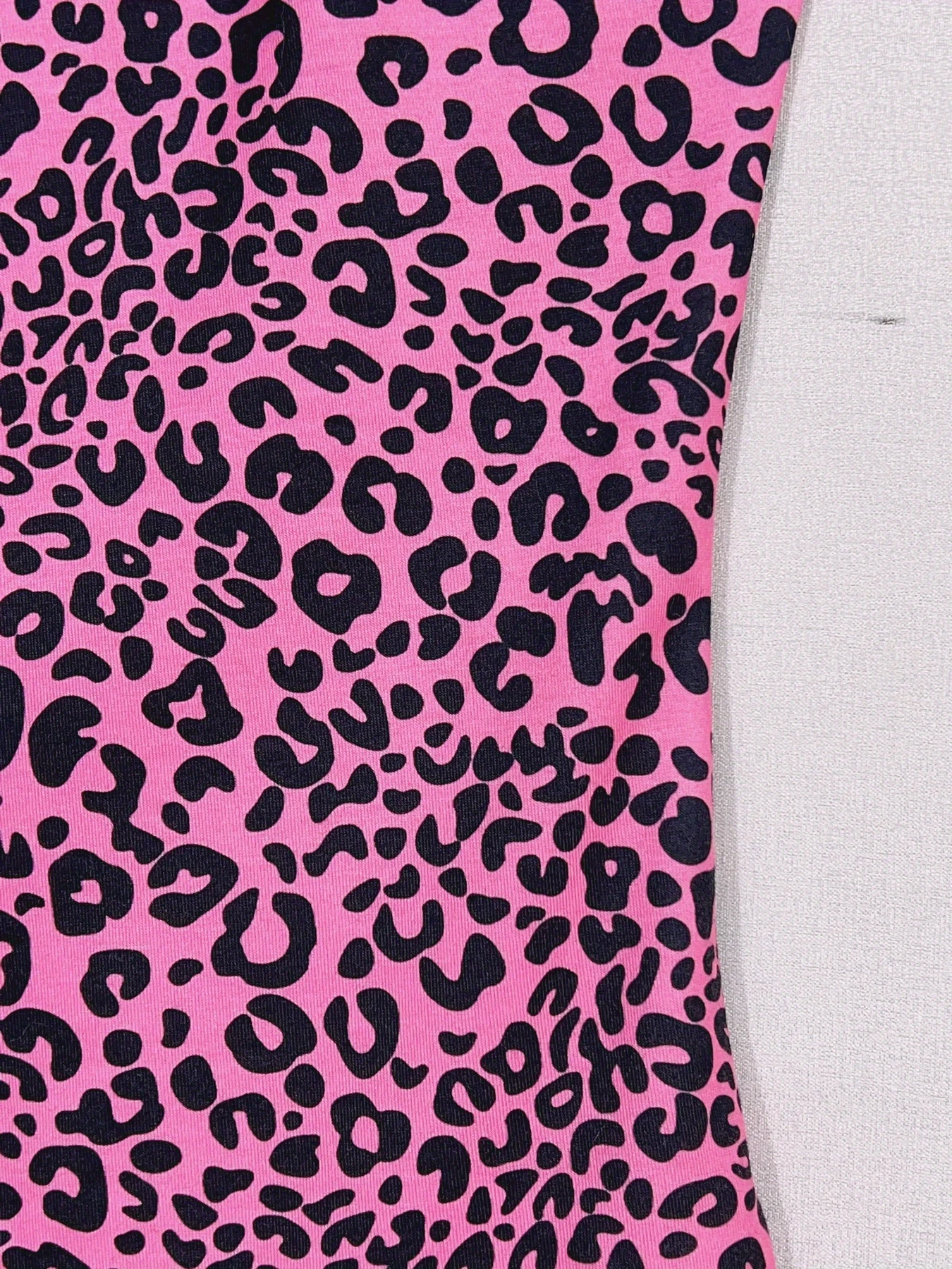 Y2K Sommer Damen Emo Grunge Harajuku Ärmelloses Rosa Leoparden-Print Camisole E-Girl Weste Übergroßes Crop Top 2000er Alt-Kleidung – Detail 6