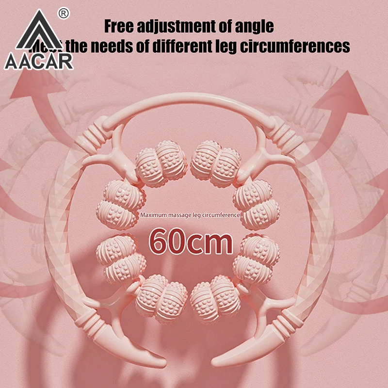 

1PC Massage Roller Of Circular Leg Slimming Leg Massager Muscle Stretching Equipment Circular Leg Clamp Muscle Relaxation Roller