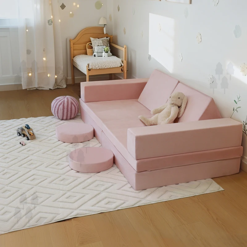 Cute Multifunctional Kids Foam Games Sofa Bedroom Dining Room Park Bathroom Comfortable Living Room Baby Sofa Cushion