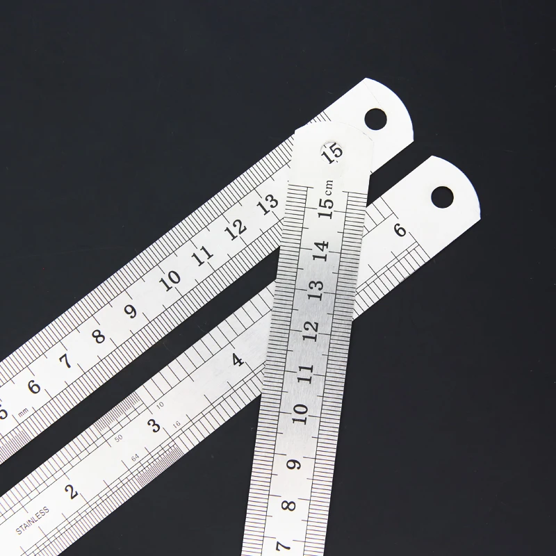150mm Straightedge Ruler Steel Ruler Stainless Steel Angle Ruler Carpenter Square Ruller Goniometro Angle Measurement Tools 1Pcs