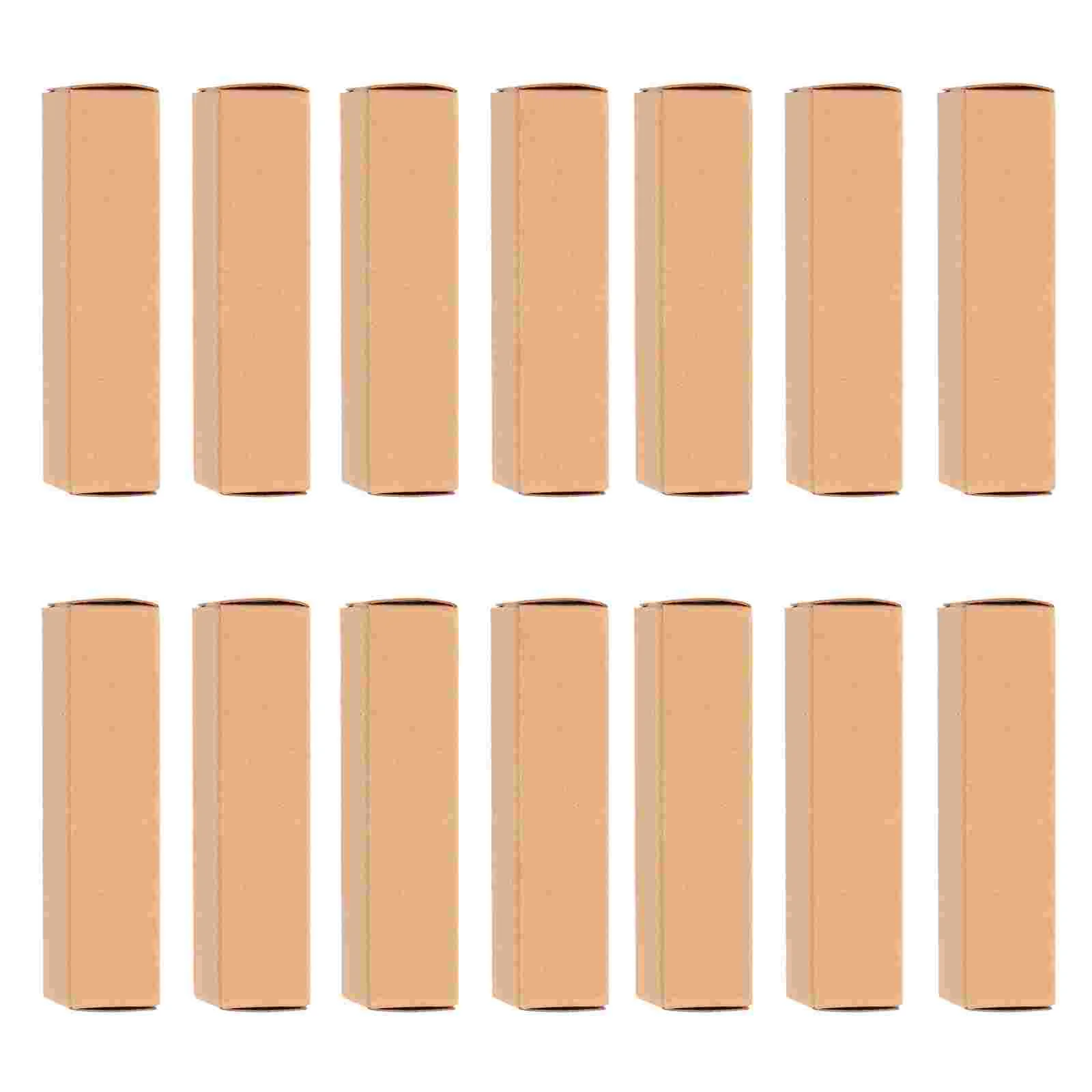 

50 Pcs Craft Paper Lipstick Packaging Boxes Durable Small Gift Containers Home Garden Party Supplies Event Gift Bags Kraft Paper