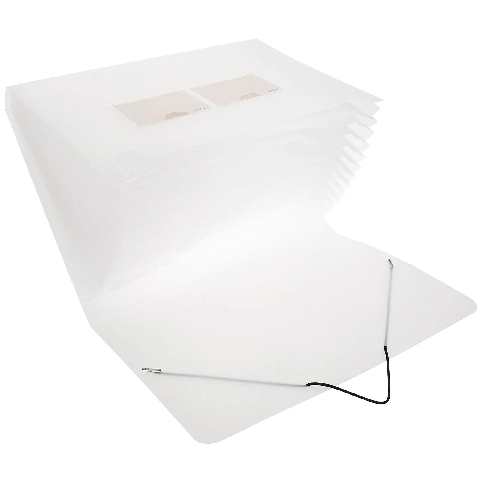 

Accordion File Folder Portable Plastic Receipts Organizer Bills Holder Coupon Pouch Multi Tier Folder Office School Travel Use