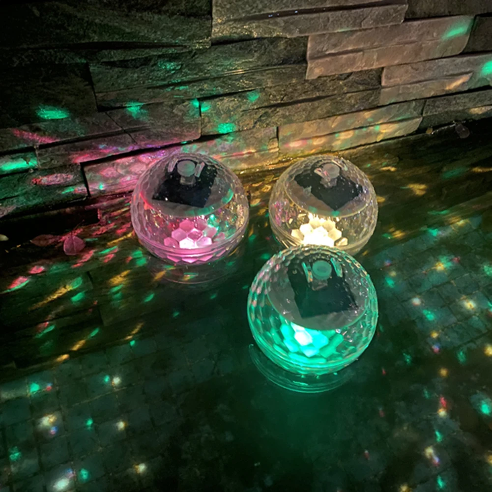 Solar Powered Pond Floating Light LED Magical Ball Light IP66 Waterproof Pool Floating Light Fountain Garden Decoration