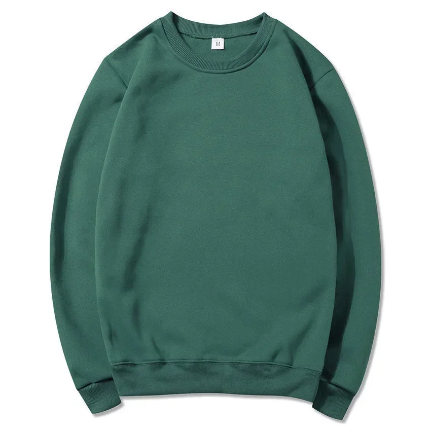 2023 Spring and Autumn Fashion Brand Solid Color Round Neck Long sleeved Sweater for Men and Women's Fashion Casual Sports Shirt