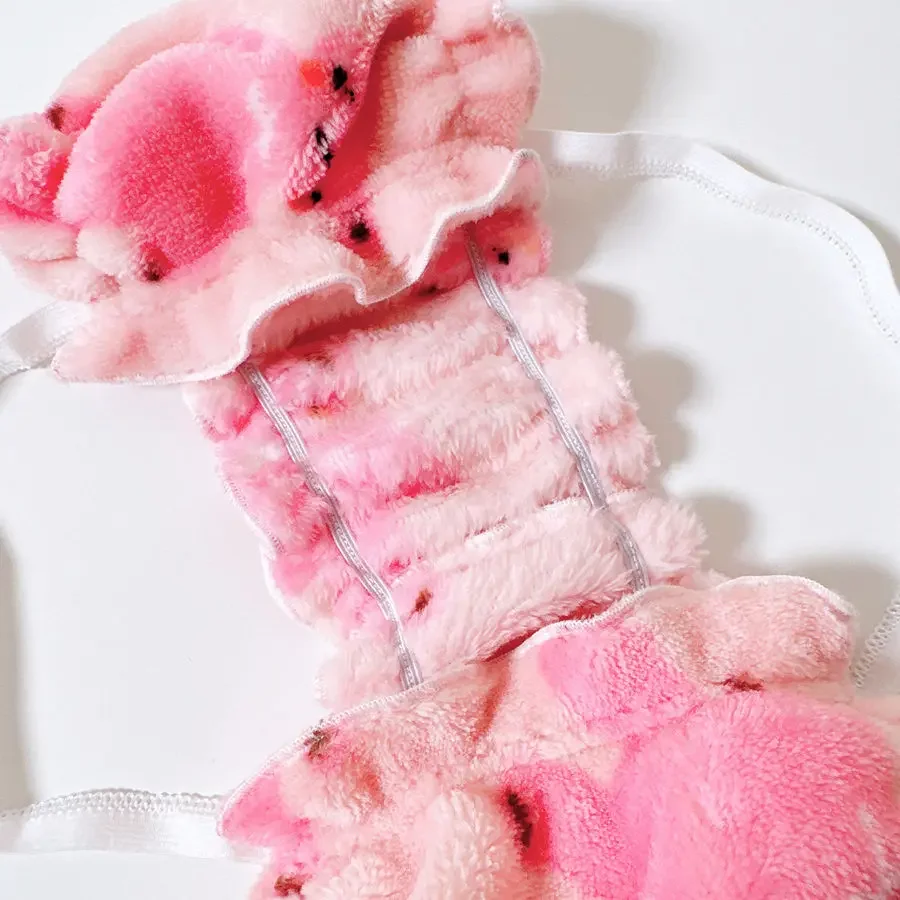 Мужские сексуальные трусики-стринги с леопардовым принтом, фланелевые трусики-стринги, теплые толстые мягкие трусы, легкие трусики для танцев в прямом эфире, частная вечеринка