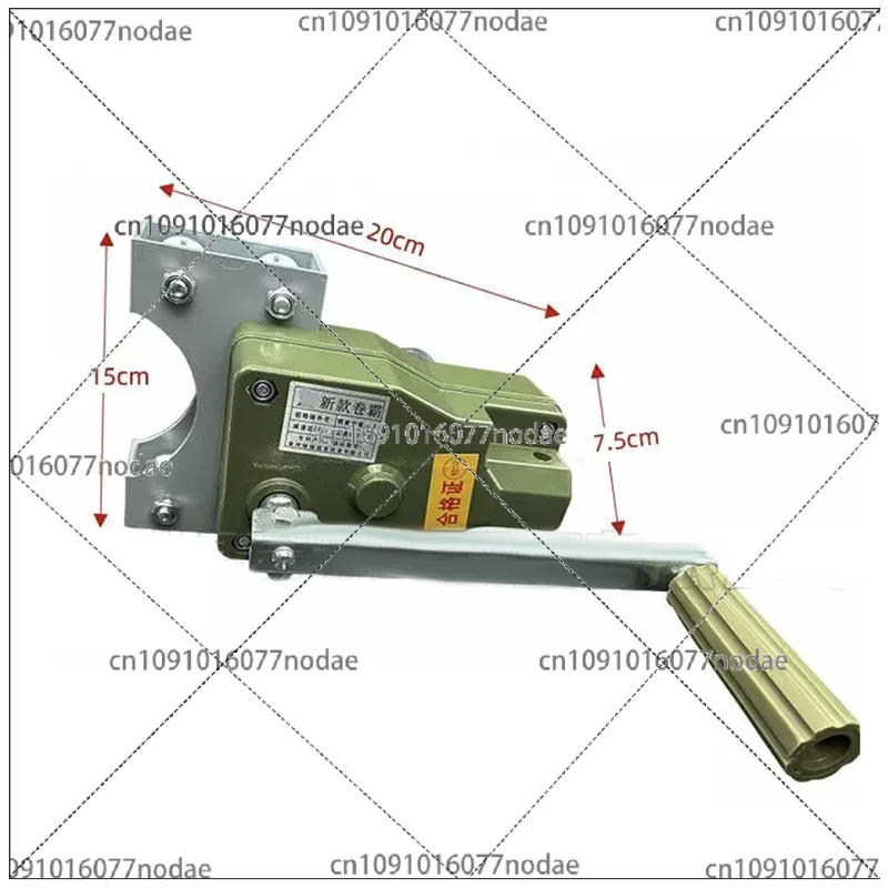 New Hand-Crank Side Rolling Greenhouse Roller Shutter Ventilator Complete Set of Farm Farm Greenhouse Shaking Machine