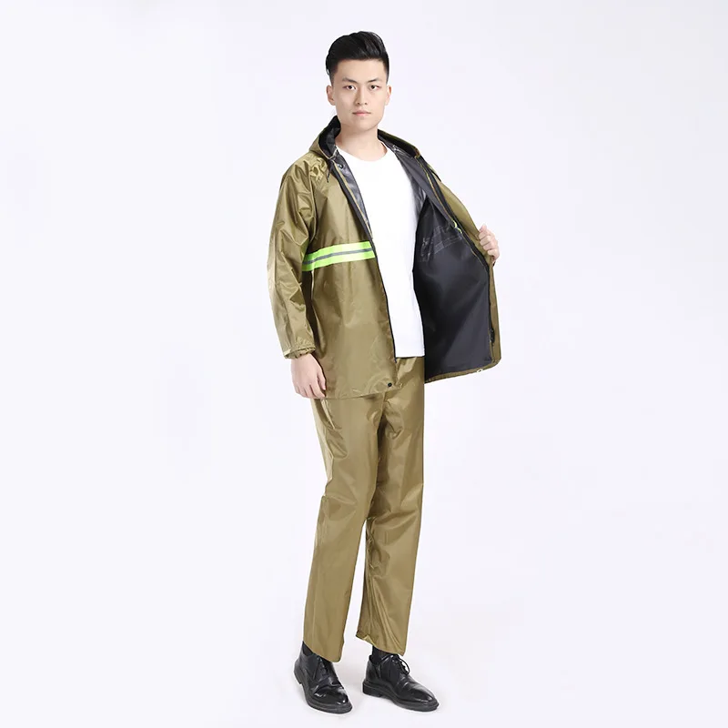 Thickened Protective Raincoat Thickened Split Raincoat Set Increased Thickened Wholesale Raincoat For Site Work