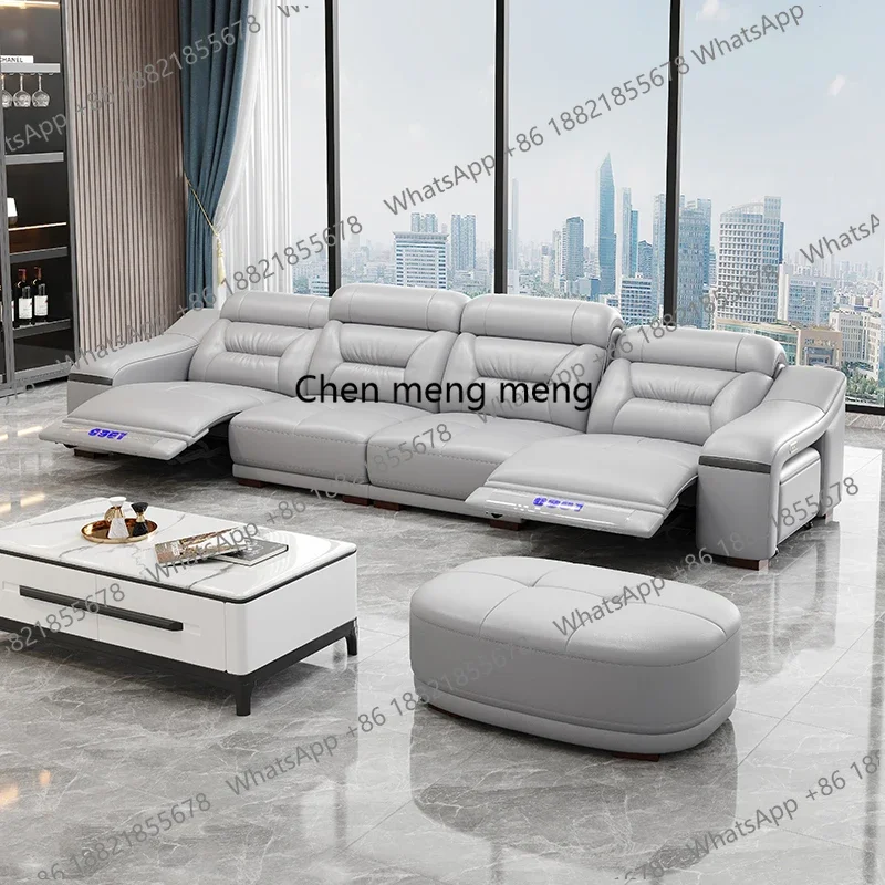 

Nordic Leather Sofa Unique Women Modern Designer Reclining Sofa House Lounge Woonkamer Banken Lounge Sillon Cama Hotel Furniture