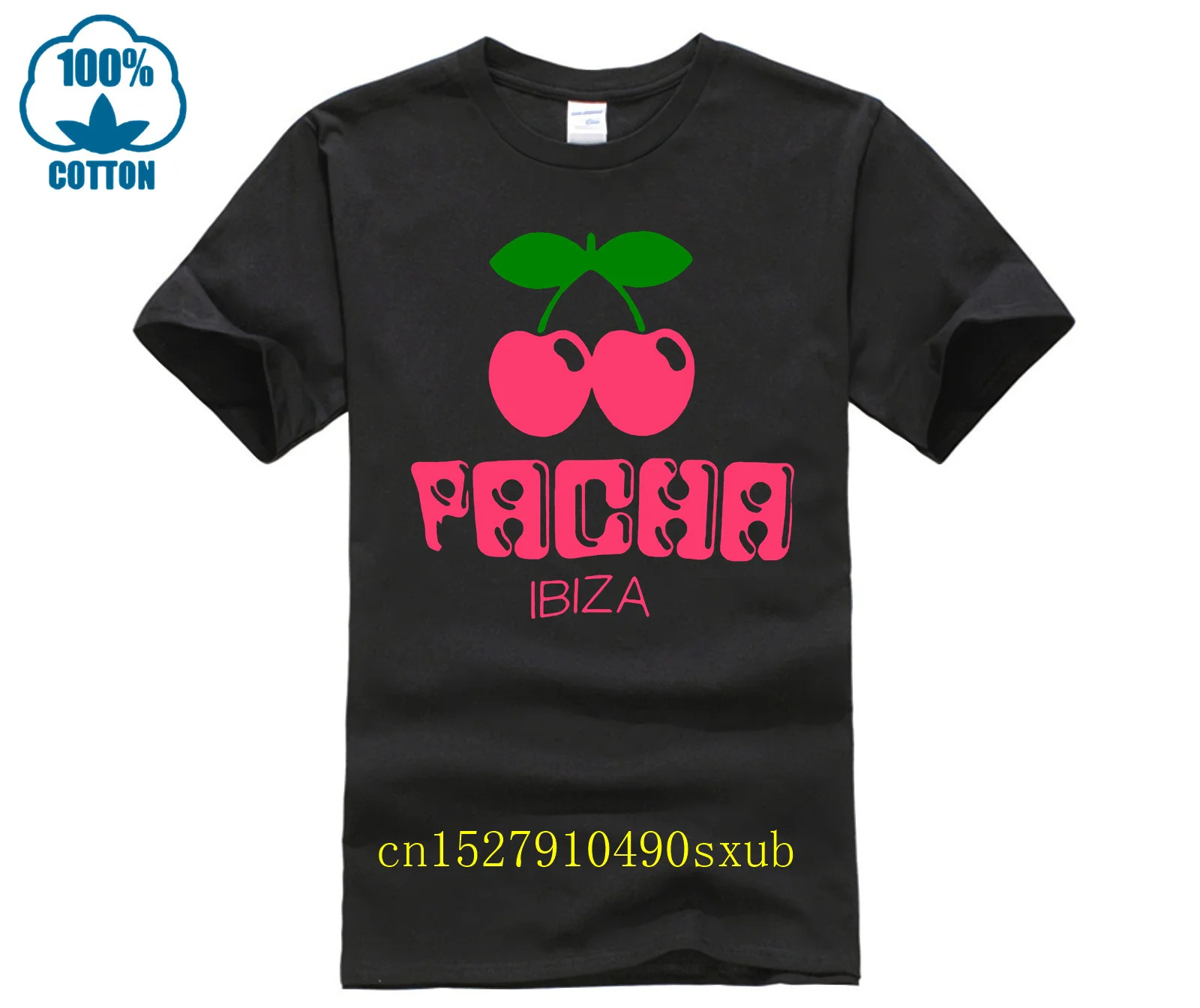 Hot men's fun casual print T-shirt PACHA IBIZA ADULTS KIDS HOUSE DANCE SPACE PRIVILEGE WHITE ISLAND Tops 2023 trend T-shirt