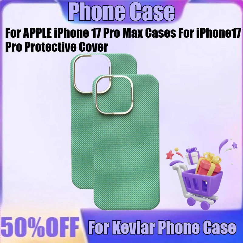 

For Kevlar Phone Case For APPLE iPhone 16 Pro Max Cases For iPhone16 Pro Protective Cover