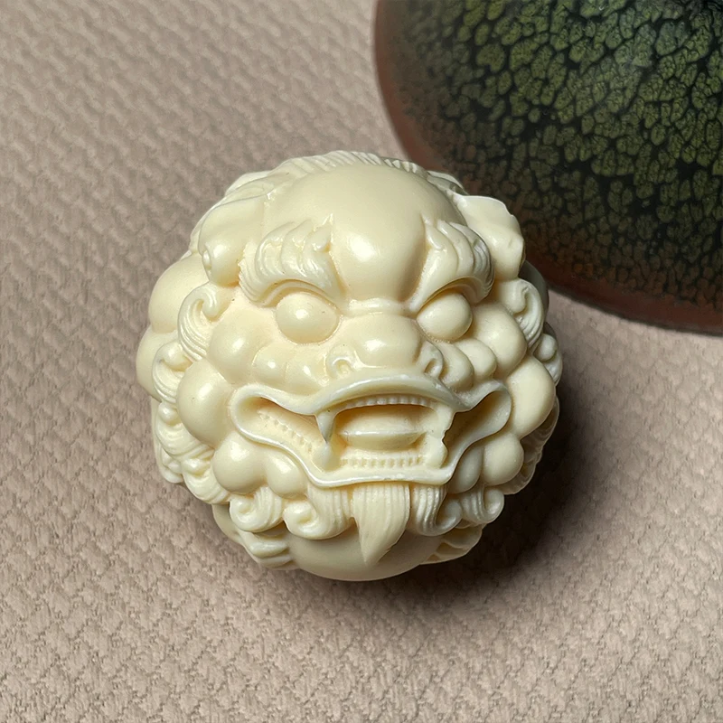 Home decoration accessories Desktop ornament Ivory fruit Pixiu Handheld components gift 1pcs Feng Shui ornaments