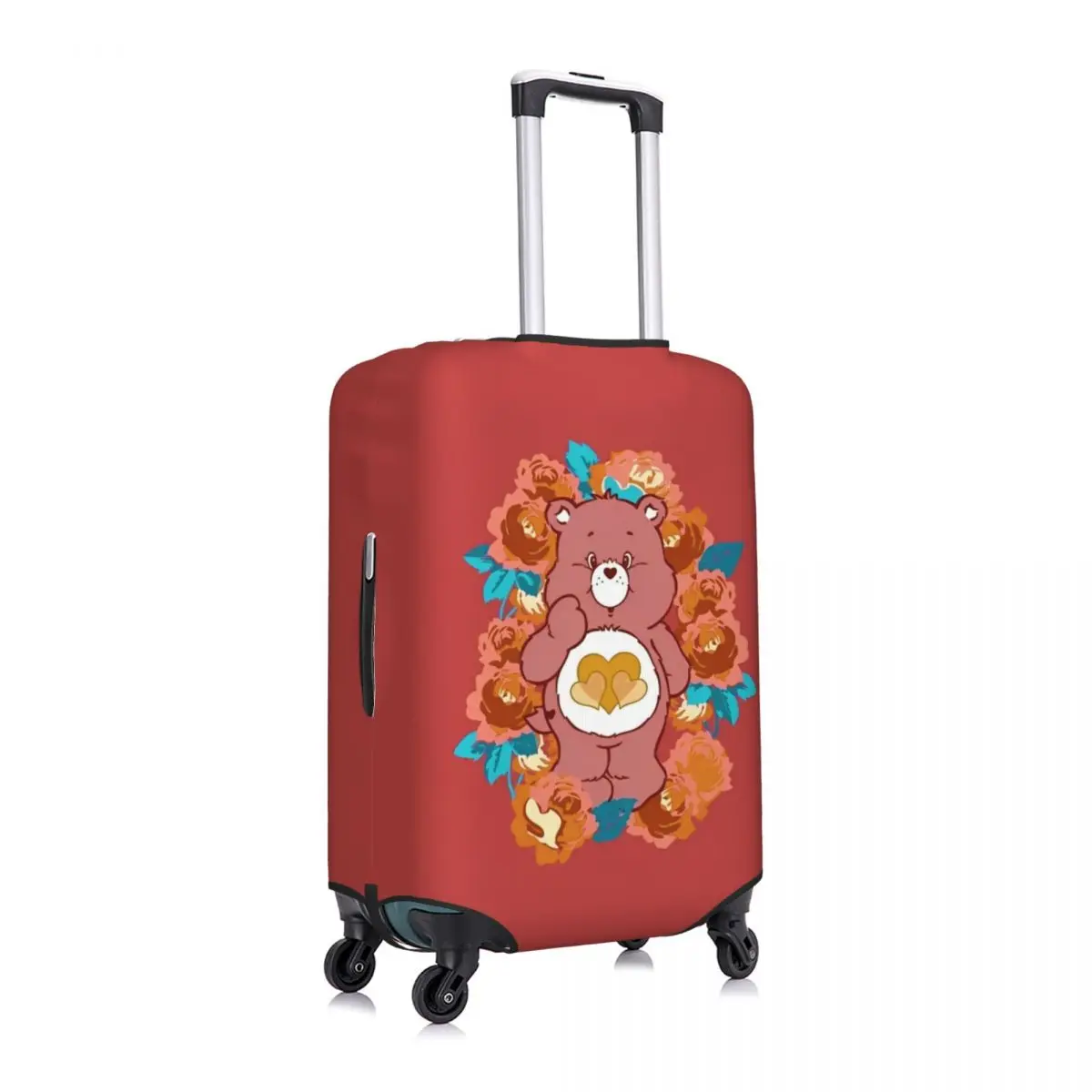 Cartoon Care Bears Movie Suitcase Cover Cruise Trip Flight Elastic Luggage Case Protection