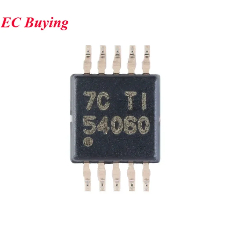 5 Stück/1 Stück TPS54060DGQR TPS54060 54060 MSOP-10 60 V 0,5 A DC/DC Step-Down Buck Converter Chip IC