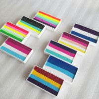 Face Paint 20g Water Activated Liner Rainbow Split Cake Christmas Holiday DIY Face Paint Body Painting For Childrens Adults