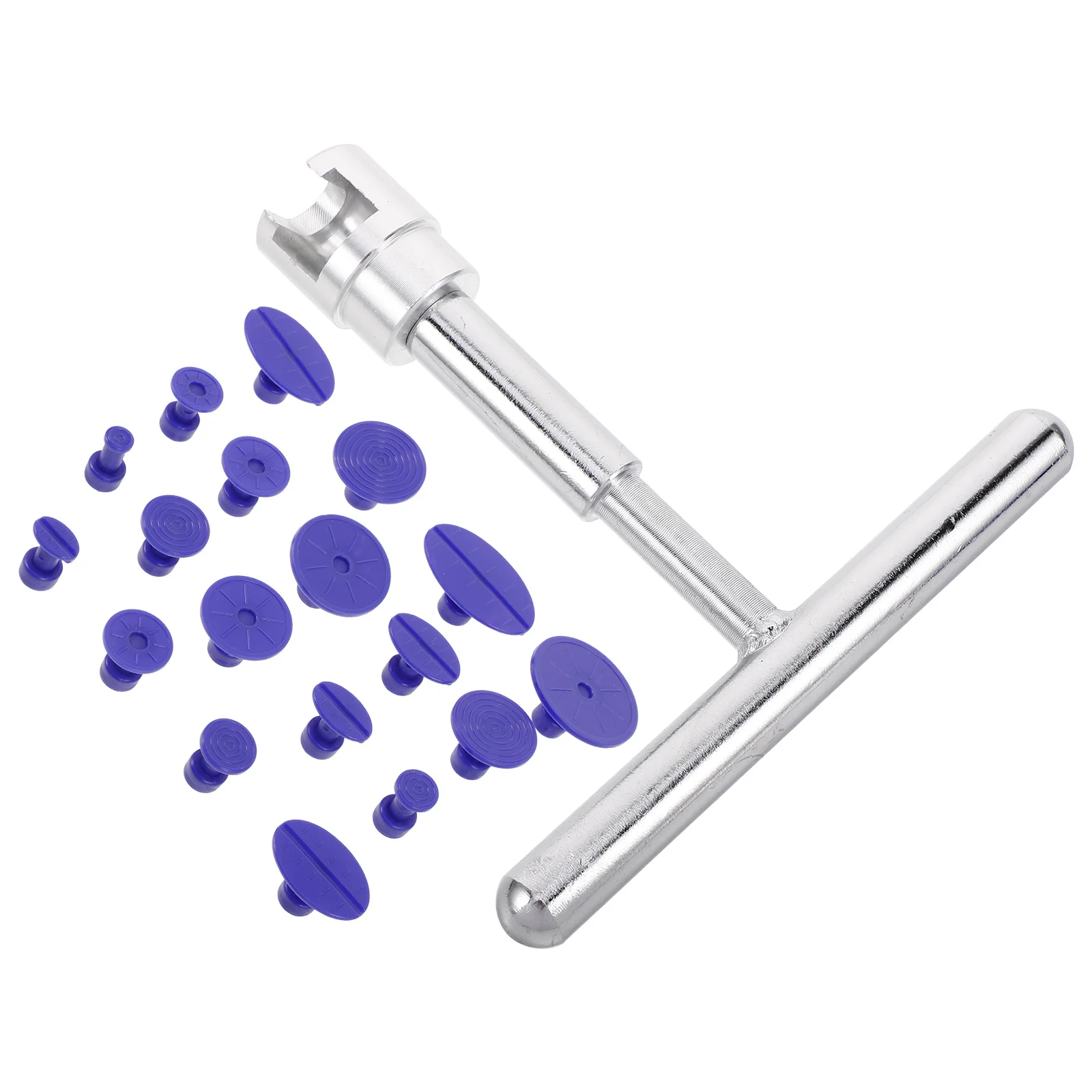 

1Set Dent Removal Tool Professional Auto Body Repair Kit Manual Rod Design Versatile Pads for Car DIY Hail Damage Small Dent