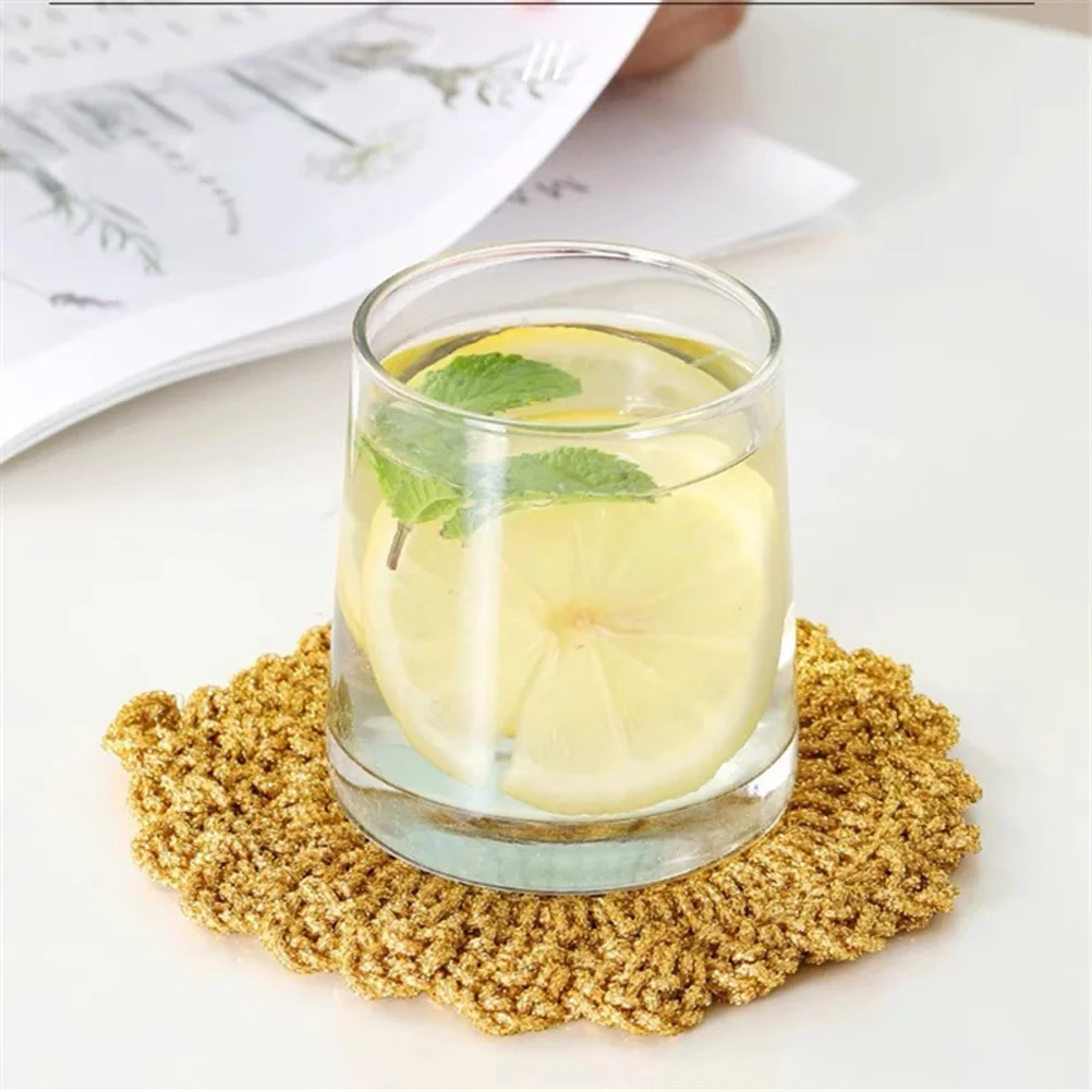 

3Pcs Dish Cleaning Cloth Polyester Gold Thread Material Good Workmanship Practical Kitchen Hand Towels Excellent Cleaning