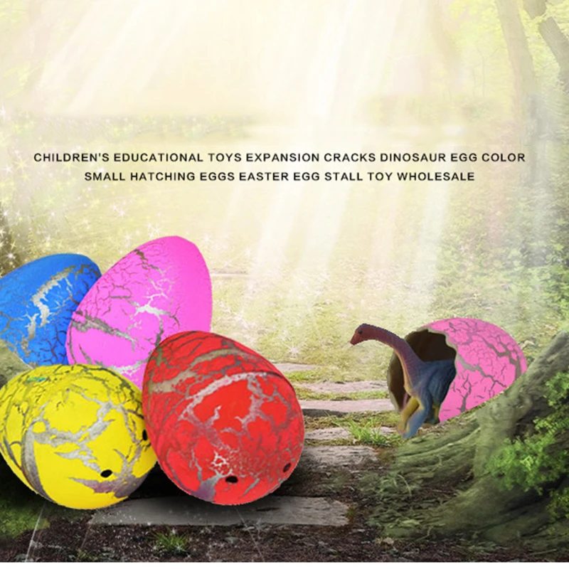 

60 шт., мини инкубационное яйцо динозавра, игрушка, красочные треснувшие яйца, детские забавные игрушки, праздничные сувениры для вечеринок, подарки для детей ﻿