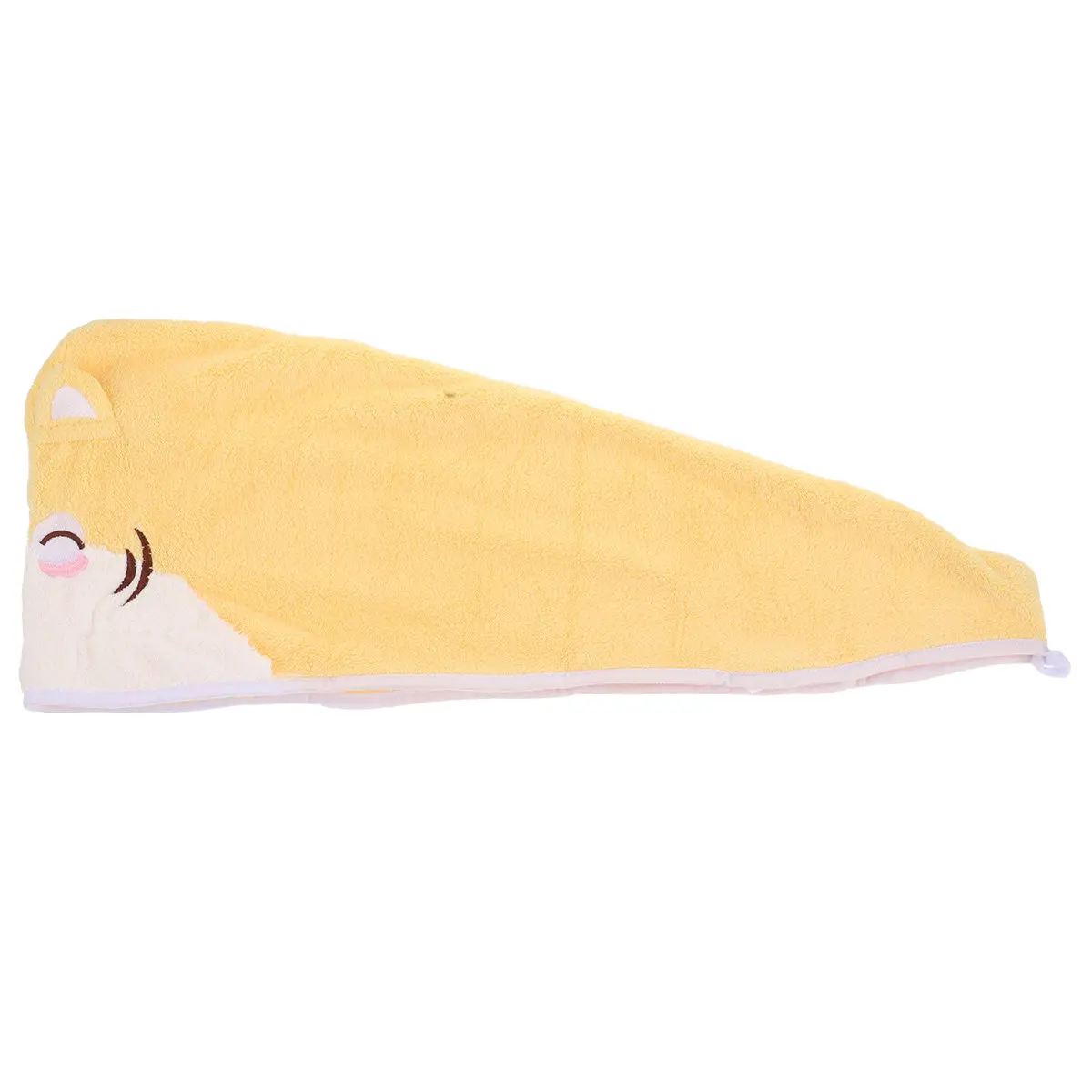 

Милая мультяшная шапочка-тюрбан из кораллового флиса для быстрой сушки волос, впитывающая влагу, удобная, для женщин