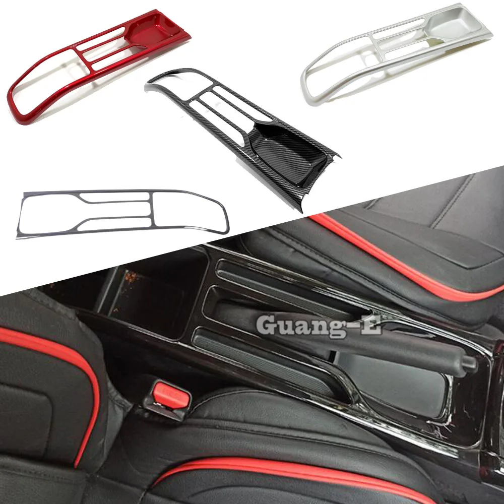 

Car Styling ABS/Steel Inner Middle Shift Stall Paddle Cup Switch Frame Trim Armrest For Honda Fit Jazz 2020 2021 2022 2023 2024