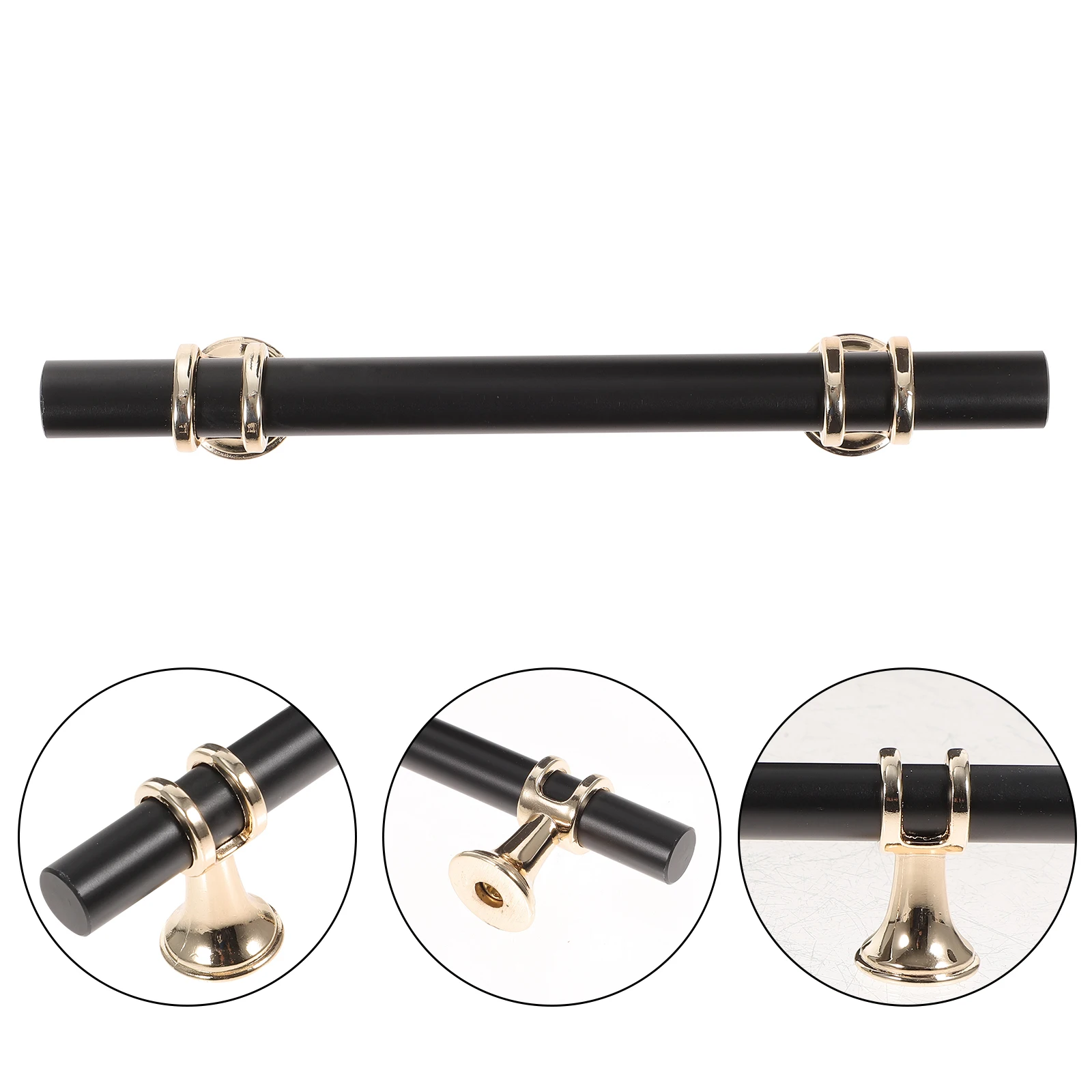 

Solid Aluminum Alloy Drawer Pull Cabinet Smooth Surface No Burrs Comfortable Touch Replacement Furniture Accessory For Wardrobe