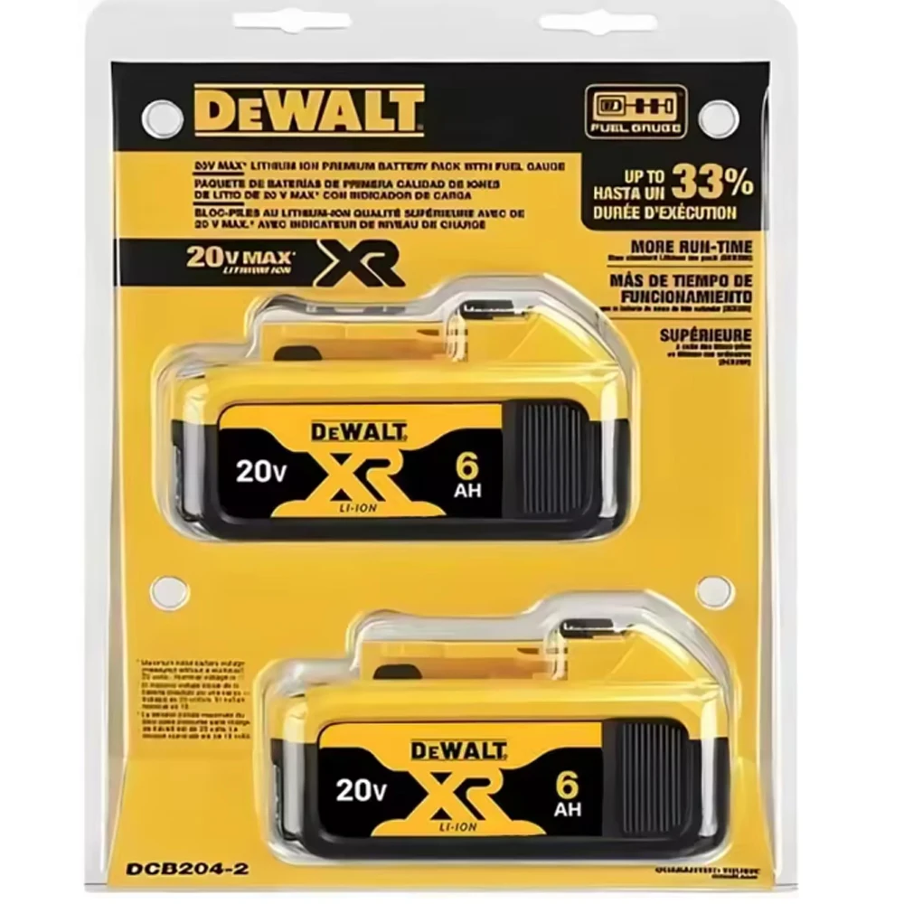 

DCF512 Dewalt 20V Battery Electric Tool Battery 600mAh 20V 6.0Ah DCB206 20V DCB205 DCB204-2 DCB2001
