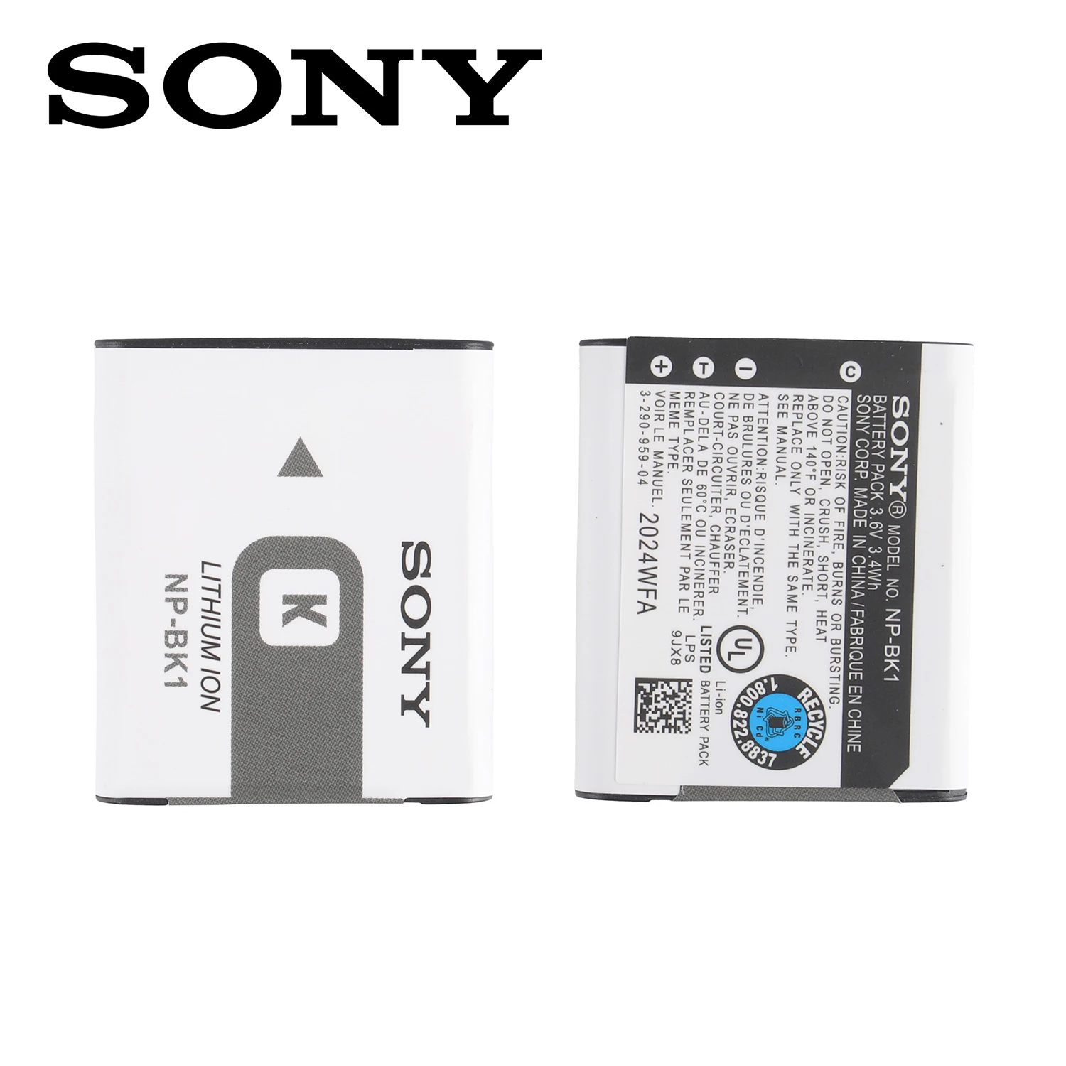 Original NP-BK1 NPBK1 for SONY S780 S950 S980 W190 W370 W180 DSC-S950 BK1 FB1 Battery Camera