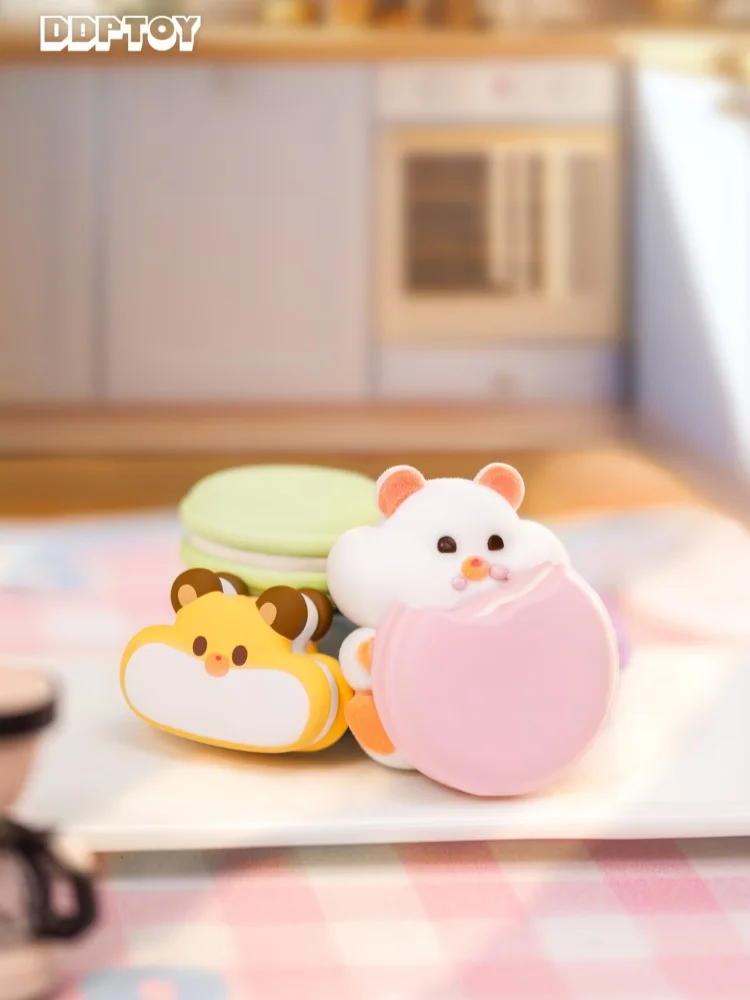 Kawaii Hamster Dessert Serie Blind Box Spielzeug für Mädchen Trendy Surprise Collection Modell Geschenk Caig Ciega Puppe Überraschungstasche