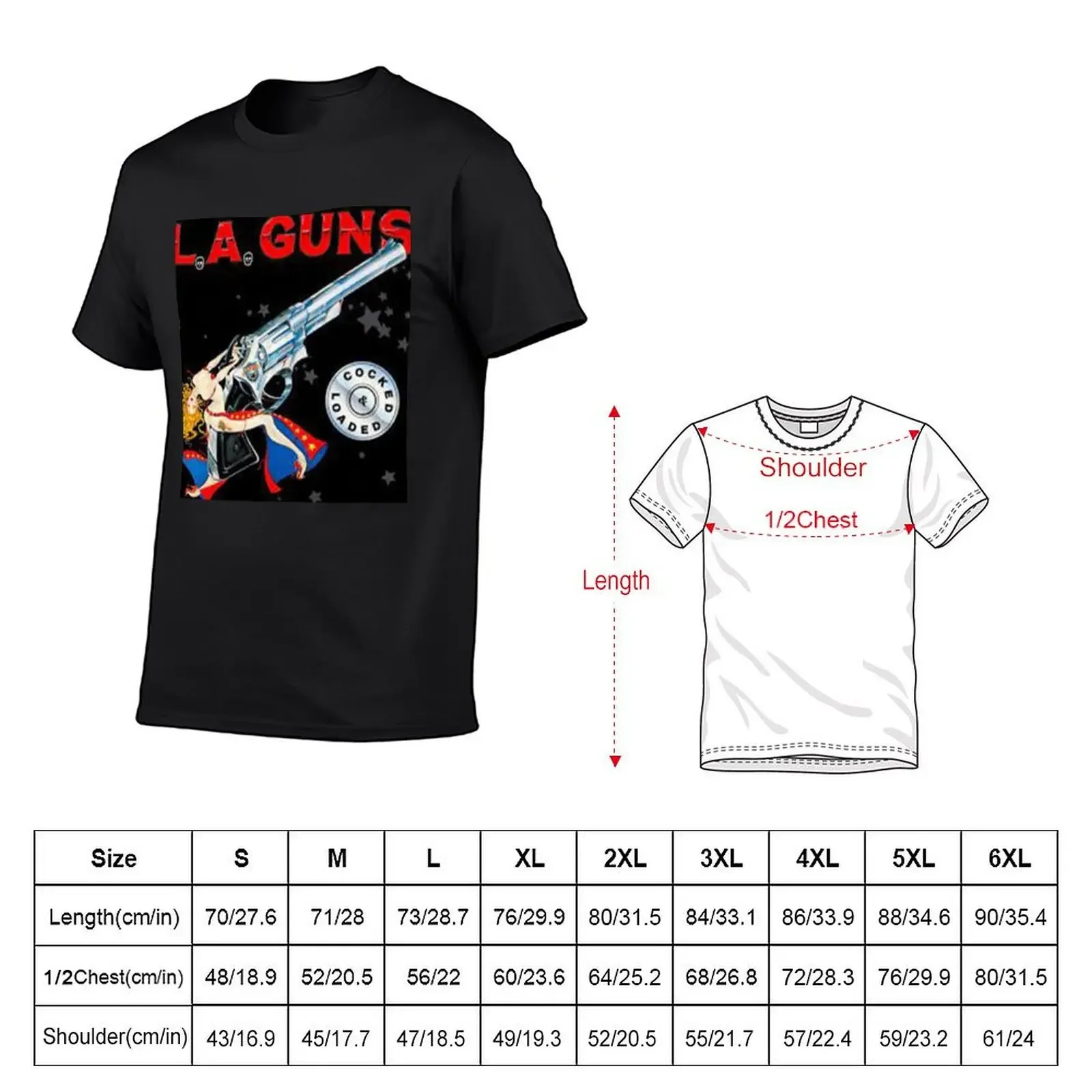 L.A. GUNS BEST SELLER T-Shirt animal prinfor boys summer top fitted t shirts for men