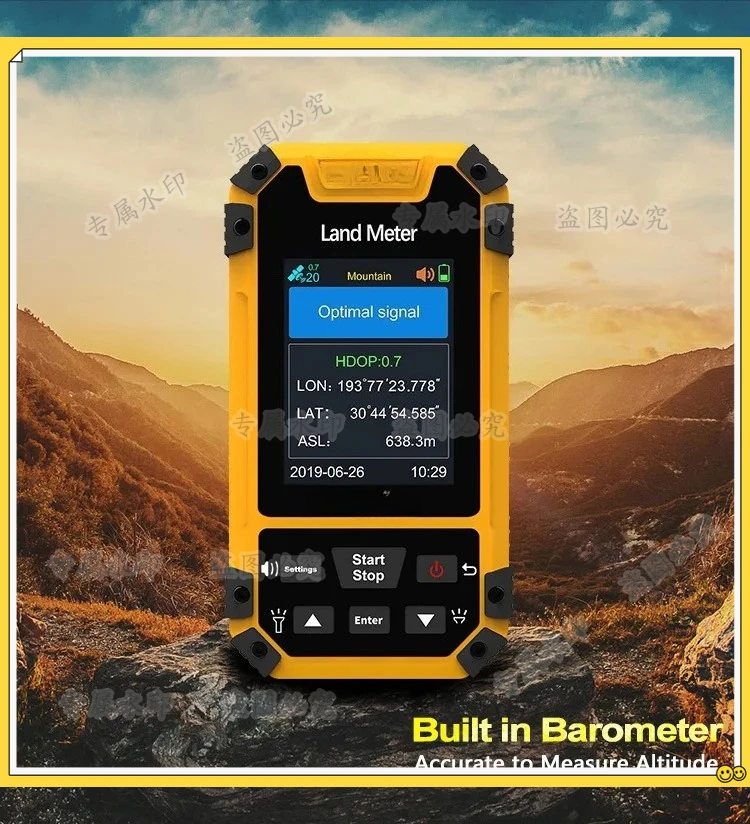 

High Precision GPS Land Meter Agriculture Area Surveying Tool For Square Slope Mountain Area Measurement S4 Land Measure Meter