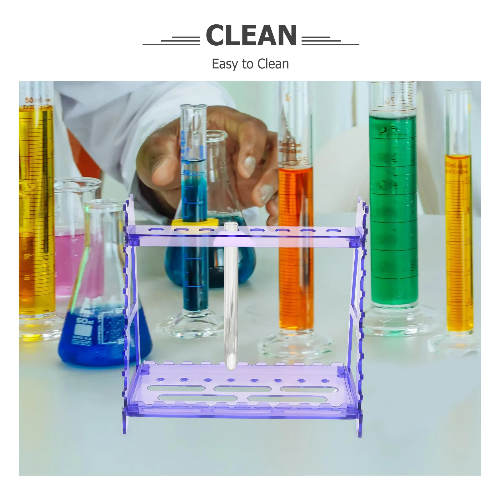 

Detachable Pipette Holder Storage Rack Stand For Laboratory Experiment Tools Portable Plastic Sample Pipette Rack