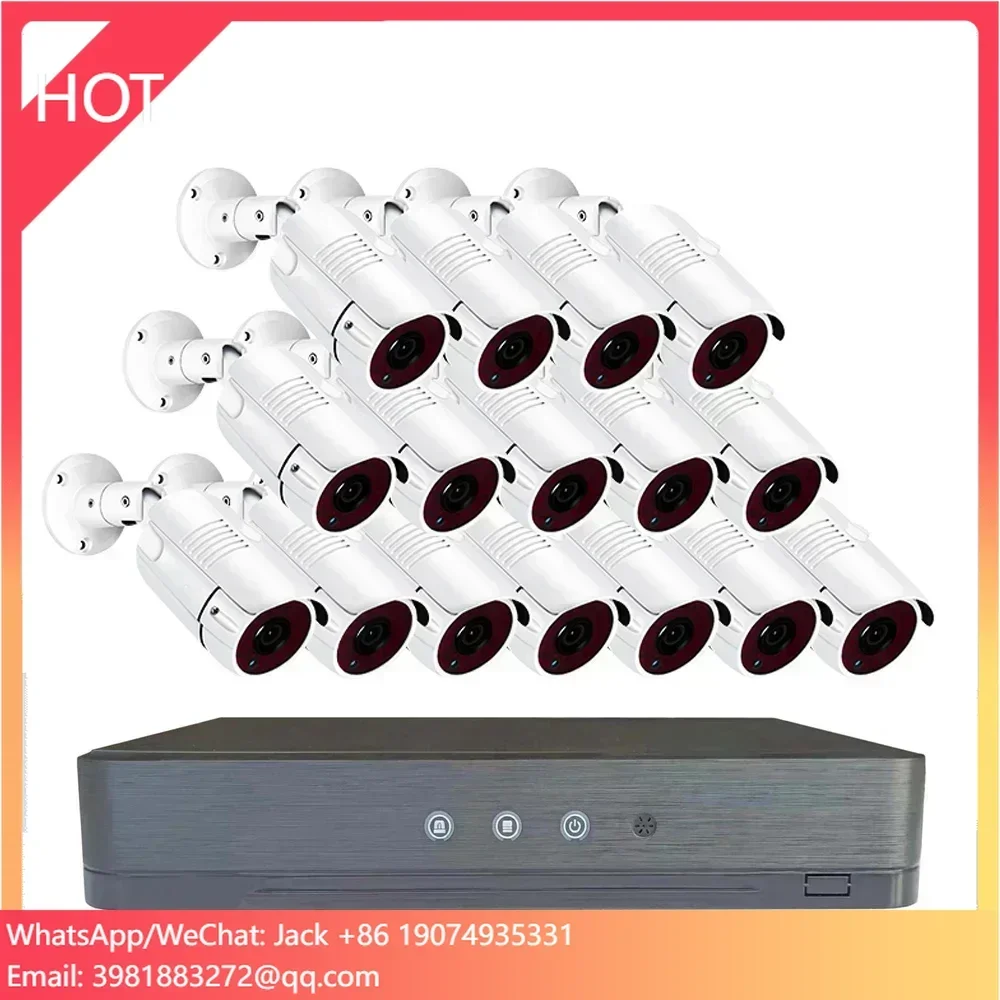 

Комплект IP-видеосистемы ANRAN 16CH 4K PoE NVR для наружного использования с ИК-подсветкой, ночным видением, 8 Мп Full HD, для домашней сети, система видеонаблюдения CCTV