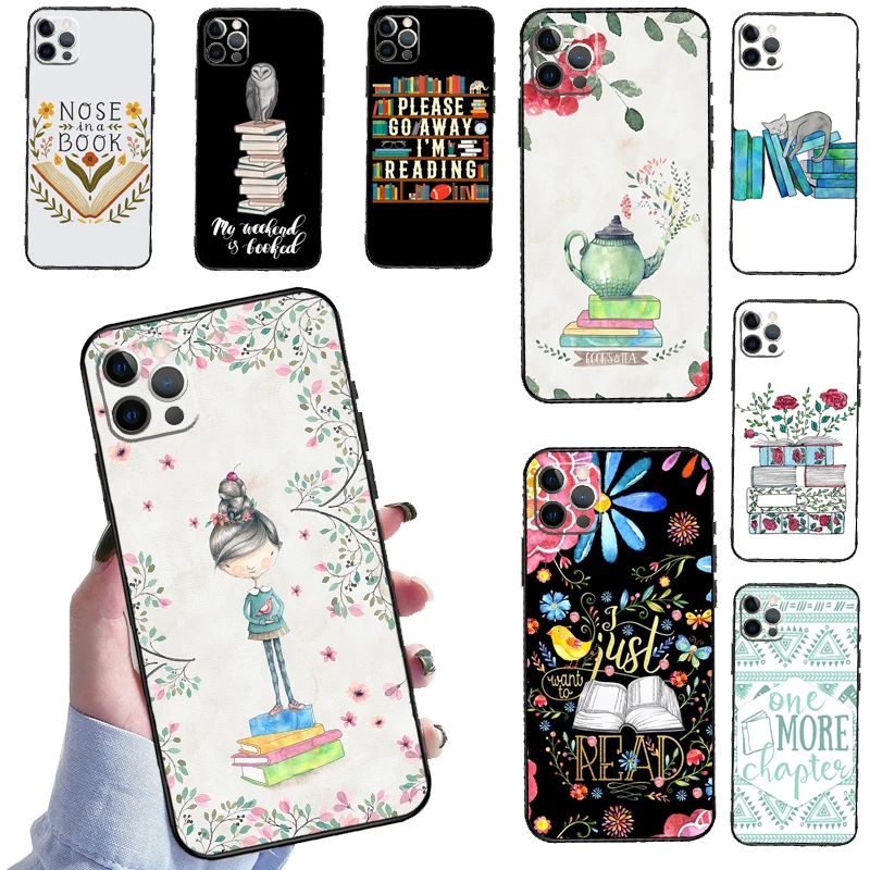 Read More Books Phone Case For iPhone 14 11 12 13 Pro X XR XS Max 6 6S 7 8 Plus SE 2020 Back Cover