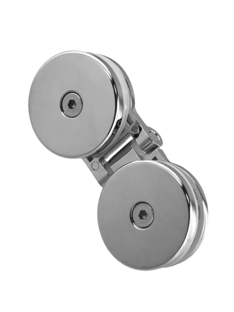 Glass Cabinet Door Hinges Frameless Glass Hinge Accessories Zinc Alloy  Display Cabinet Perforated Hinges Furniture Hardware