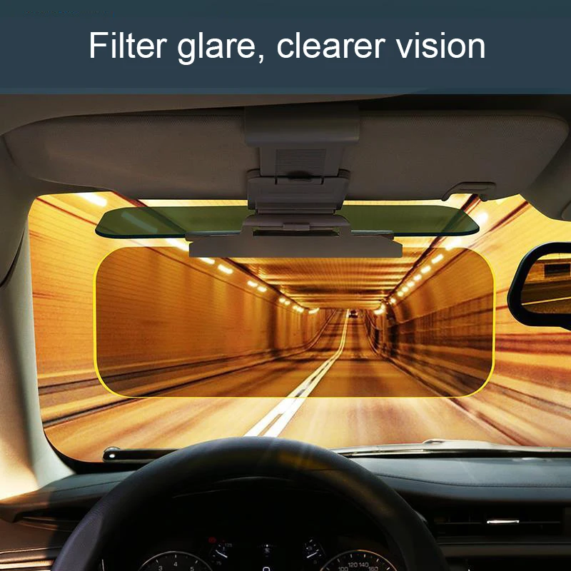 Picture 4: Universal Anti-glare Lens Day and Night Light Blocker Car Windshield Sun Visor