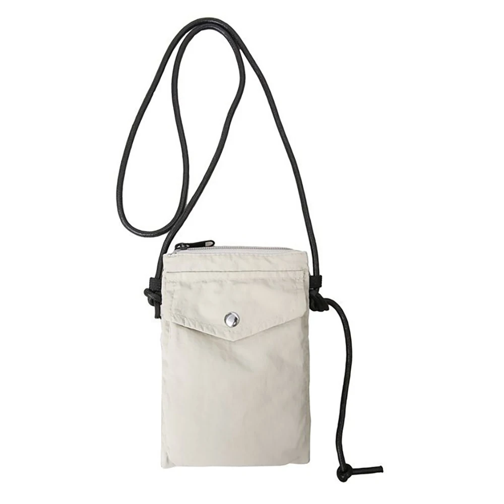 

Women's Casual Solid-Color Mini Crossbody Bag - Small Fabric Phone Bag for Single-Shoulder Daily Use, Lightweight Compact