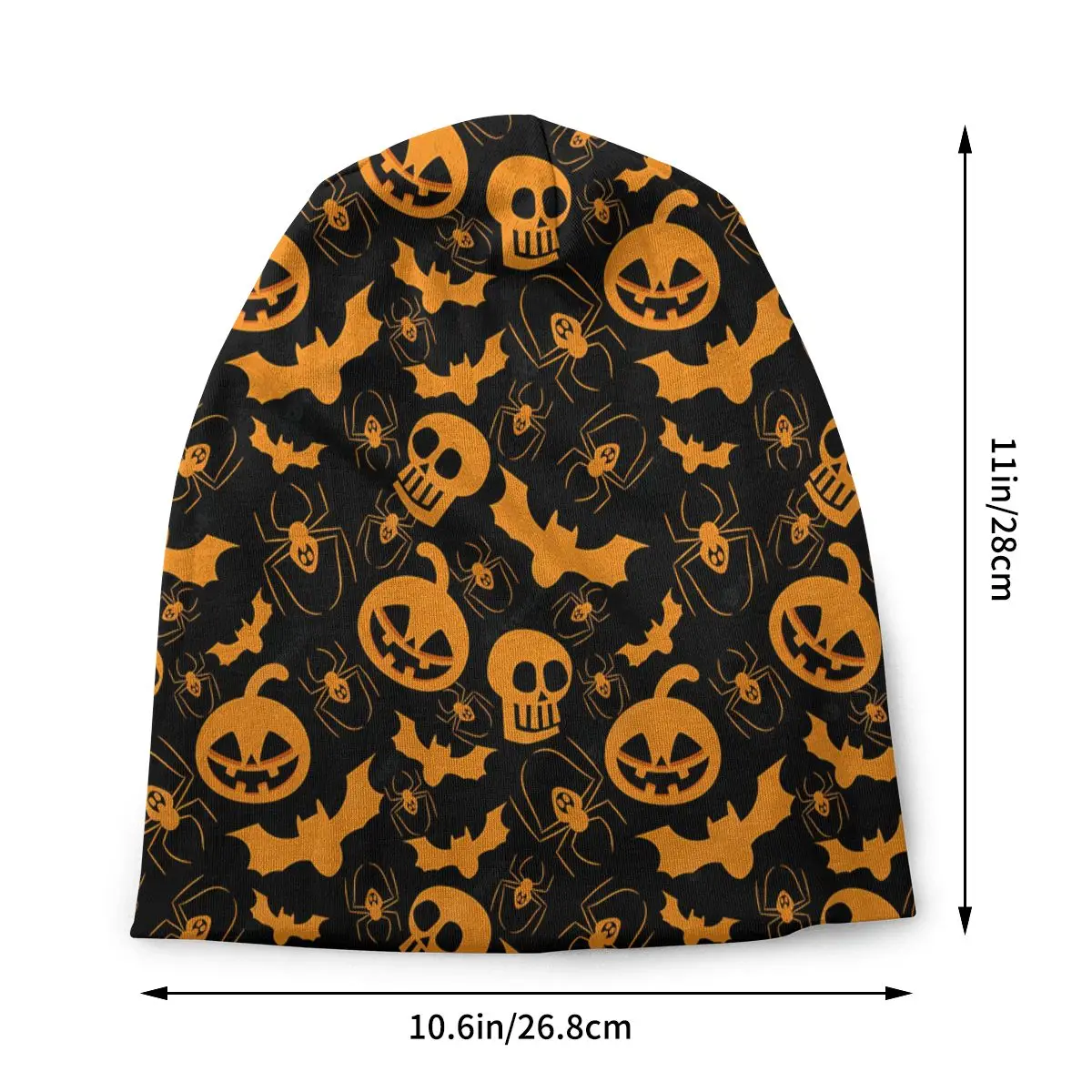 Halloween Trick or Treat Skullies Beanies Caps Elements Thin Hat Autumn Spring Bonnet Hats Men Women's Street Ski Cap