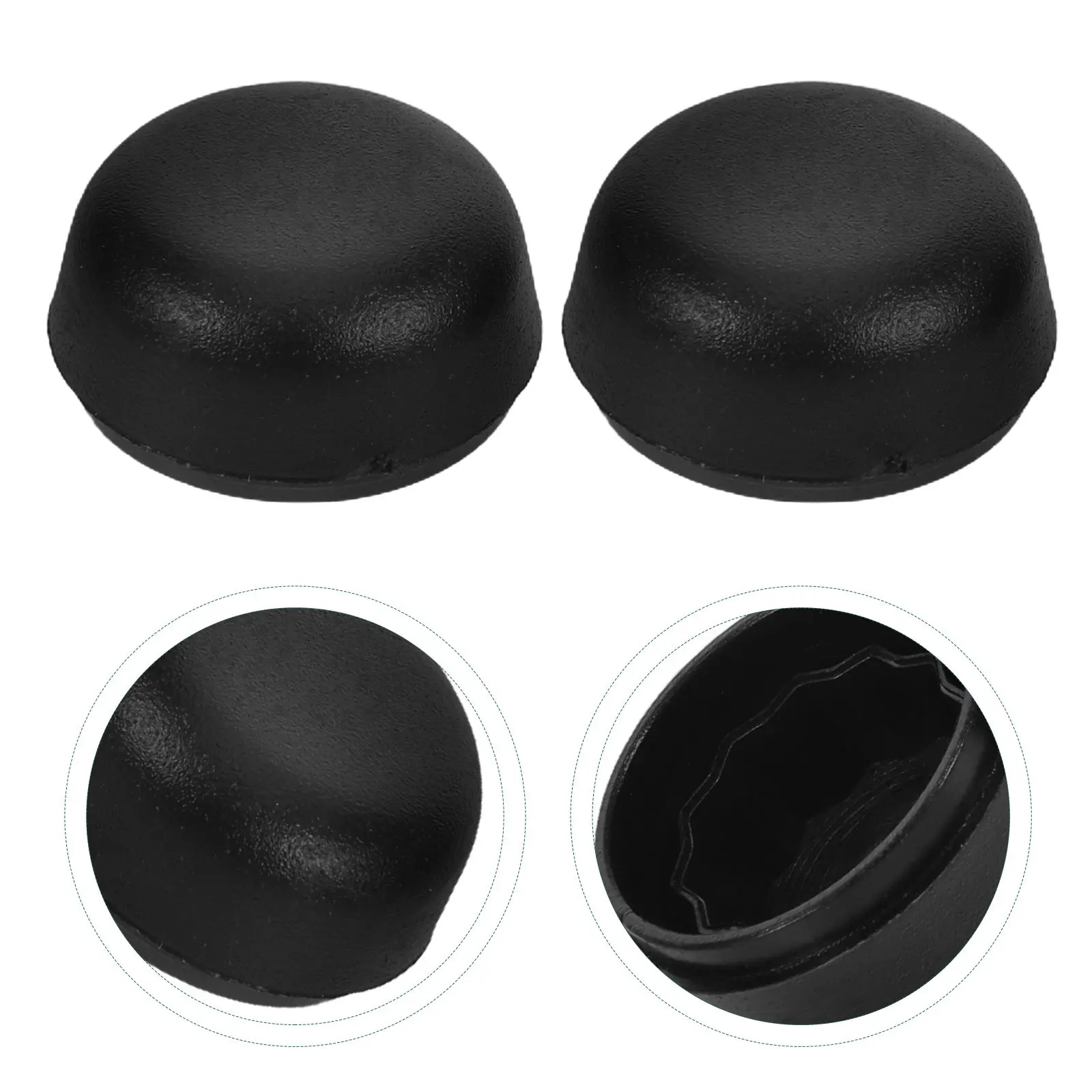 

2Pcs Rear Wiper Arm Nut Cover Aerodynamic Design Weatherproof Plastic Compatible Y 3 Windshield Wiper Cover