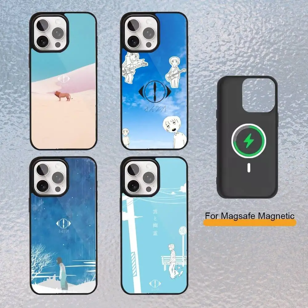 

Band Y-Yorushikas Phone Case For iPhone Magsafe Magnetic 17,16,15,14,13,12,11 Wireless Charging cover